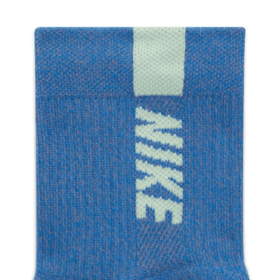 Chaussettes de chevilles de running mixtes Nike Multiplier (2 paires)