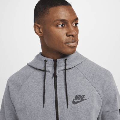 Hoodie de lã cardada com fecho completo Nike Sportswear Tech Essentials para homem