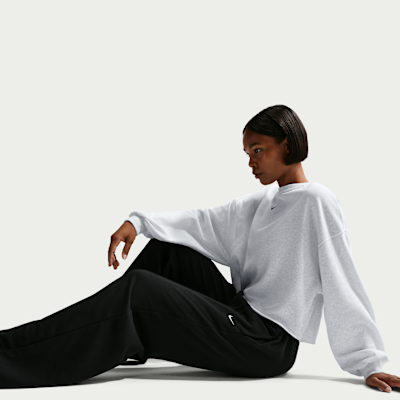 Nike Sportswear Chill Terry Women's Mid-Rise French Terry Open-Hem Pants