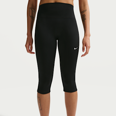 Højtaljet Nike One-caprileggings til kvinder