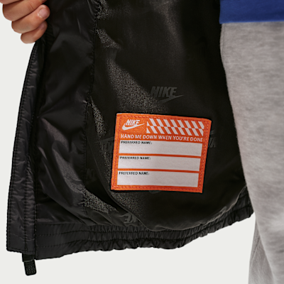 나이키 리틀키즈 롱 패딩 코트