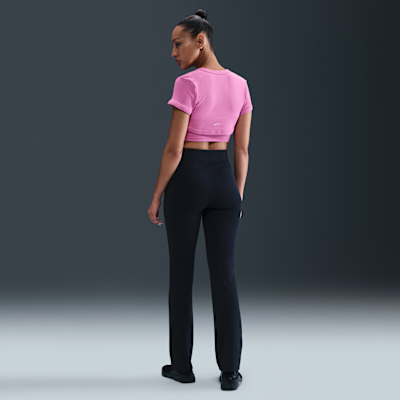 Nike Sportswear Chill Knit Women's Tight Cropped Mini-Rib 2-in-1 Top