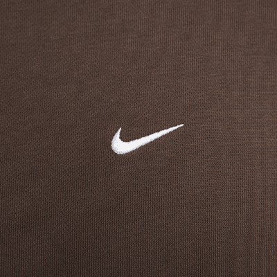 เสื้อมีฮู้ดผ้าฟลีซผู้ชายแบบสวม Nike Solo Swoosh