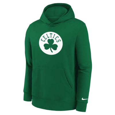 Boston Celtics Essential Big Kids' Nike NBA Pullover Hoodie