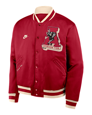 Мужская куртка Alabama Legacy Nike College Full-Snap Bomber