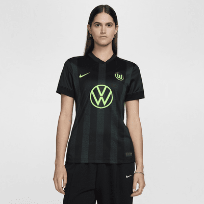 Segunda equipación Stadium VfL Wolfsburgo 2024/25 Camiseta de fútbol de réplica Nike Dri-FIT - Mujer