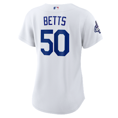 Mookie Betts Los Angeles Dodgers 2025 World Series Champions Women's Nike MLB Replica Jersey
