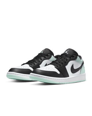 jordan retro 1 low white and black