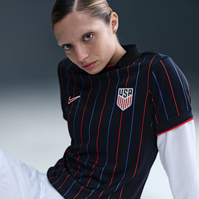 USMNT 2025 Stadium Away (Men's Team) Women's Nike Dri-FIT Soccer Replica Jersey