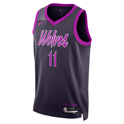Naz Reid Minnesota Timberwolves City Edition Men's Nike NBA Swingman Jersey
