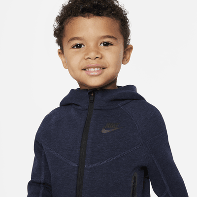 Conjunto de sudadera con gorro de dos piezas infantil Nike Sportswear Tech Fleece Full-Zip Set