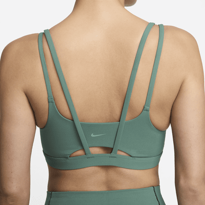 Bra imbottito a sostegno leggero Nike Zenvy Strappy – Donna