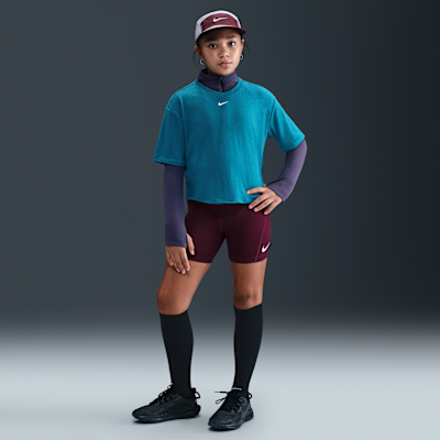 Nike One Relaxed Big Kids' (Girls') Dri-FIT Short-Sleeve Top
