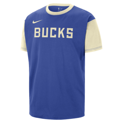 Milwaukee Bucks Courtside City Edition Men's Nike NBA T-Shirt