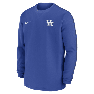 Kentucky Wildcats Sideline Coach Men's Nike College Long-Sleeve Top