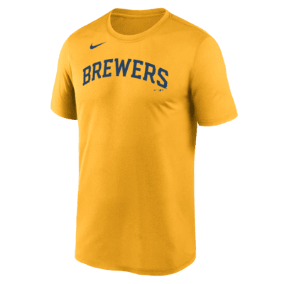 Nike Dri-FIT Team (MLB Milwaukee Brewers) Men's Long-Sleeve T-Shirt