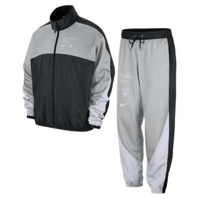 Brooklyn Nets Starting 5 Courtside Nike NBA-tracksuit med grafikk til herre