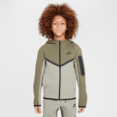 Nike Sportswear Tech Fleece Older Kids' Full-Zip Hoodie