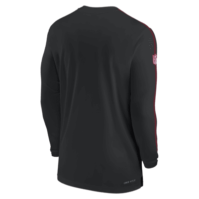 Atlanta Falcons Sideline Coach Men's Nike Dri-FIT NFL Long-Sleeve Top