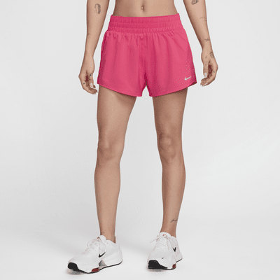 Shorts Dri-FIT 2 en 1 de tiro medio de 8 cm para mujer Nike One