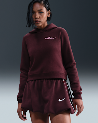 Женское худи Nike Sportswear Phoenix Fleece Shrunken Hoodie для бега