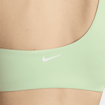 Top de bikini asimétrico para mujer Nike Swim Essential