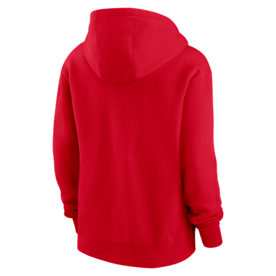 Sudadera con gorro sin cierre Nike de la NFL para mujer Kansas City Chiefs Club