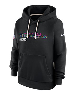 Женское худи Seattle Seahawks Crucial Catch Nike Dri-FIT NFL Pullover Hoodie