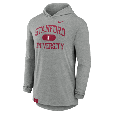 Playera de manga larga universitaria Nike Dri-FIT con gorro para hombre Stanford Cardinal Blitz