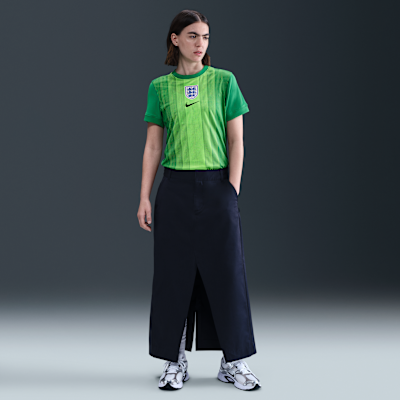 England 2025/26 Stadium Goalkeeper Women's Nike Dri-FIT Football Replica Short-Sleeve Shirt