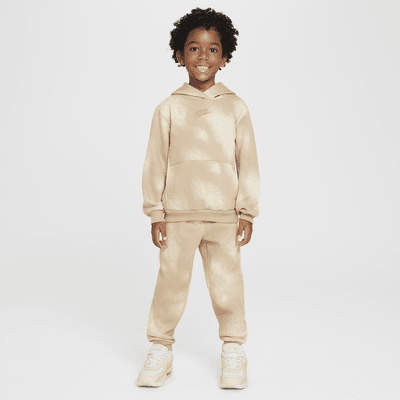 Nike Sportswear Powder Play Little Kids' Lightweight Fleece 2-Piece Pullover Hoodie Set