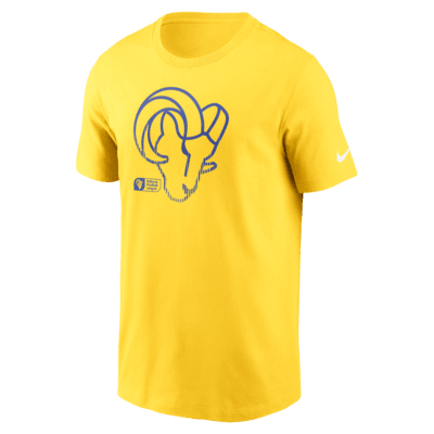 Los Angeles Rams Faded Essential Men's Nike NFL T-Shirt