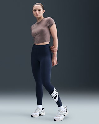 Женские тайтсы Nike Sportswear Classics High-Waisted Graphic Leggings