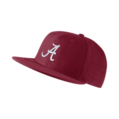 Alabama Nike College Fitted Baseball Hat. Nike.com