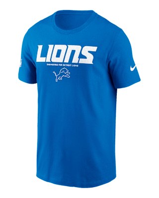 Мужская футболка Detroit Lions Sideline Team Issue Nike Dri-FIT NFL