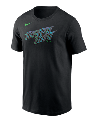 Мужская футболка Tampa Bay Rays City Connect Wordmark Nike MLB