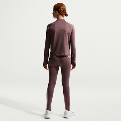 Nike Pro Big Kids' (Girls') Dri-FIT Half-Zip Long Sleeve