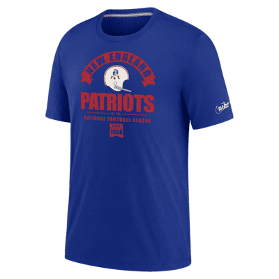 Nike Historic (NFL Patriots) Tri-Blend-T-Shirt für Herren