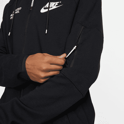 Nike Sportswear Sudadera con gorro de tejido Fleece de cierre completo para hombre