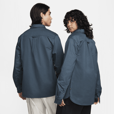 Nike SB Tanglin Woven Skate Button-Up Long-SleeveTop