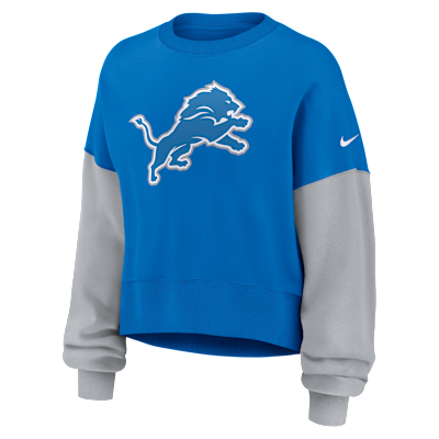 Detroit Lions Women's Nike NFL Pullover Crew