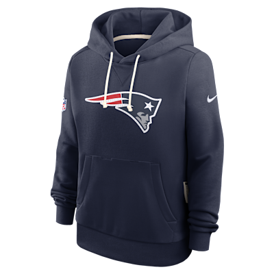 New England Patriots Sideline Women's Nike Dri-FIT NFL Pullover Hoodie