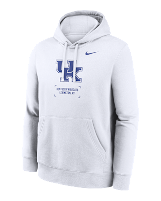 Мужское худи Kentucky Club Basketball 2-Hit Nike College Pullover Hoodie для баскетбола