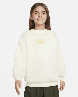 Подростковый свитшот Nike Sportswear Club Fleece Big Kids' (Girls') Crew-Neck