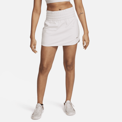 Skort Dri-FIT de tiro ultraalto para mujer Nike One