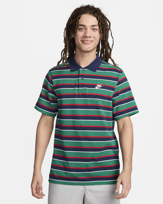 Мужские  Nike Club Striped Polo