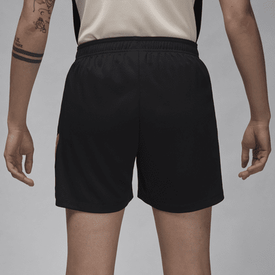 Paris Saint-Germain Strike Derde Jordan Dri-FIT knit voetbalshorts voor dames