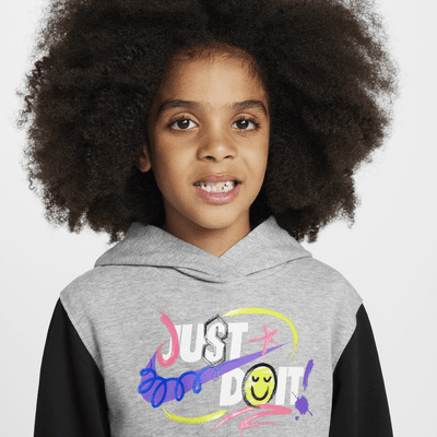 Conjunto de dos piezas de sudadera sin cierre para niños talla pequeña Nike Sportswear "Express Yourself"