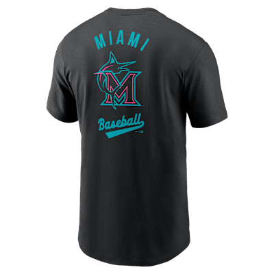Playera Nike de la MLB para hombre Miami Marlins City Connect 2-Hit