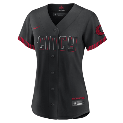 MLB Cincinnati Reds City Connect (Ken Griffey Jr.) Women's Replica Baseball Jersey